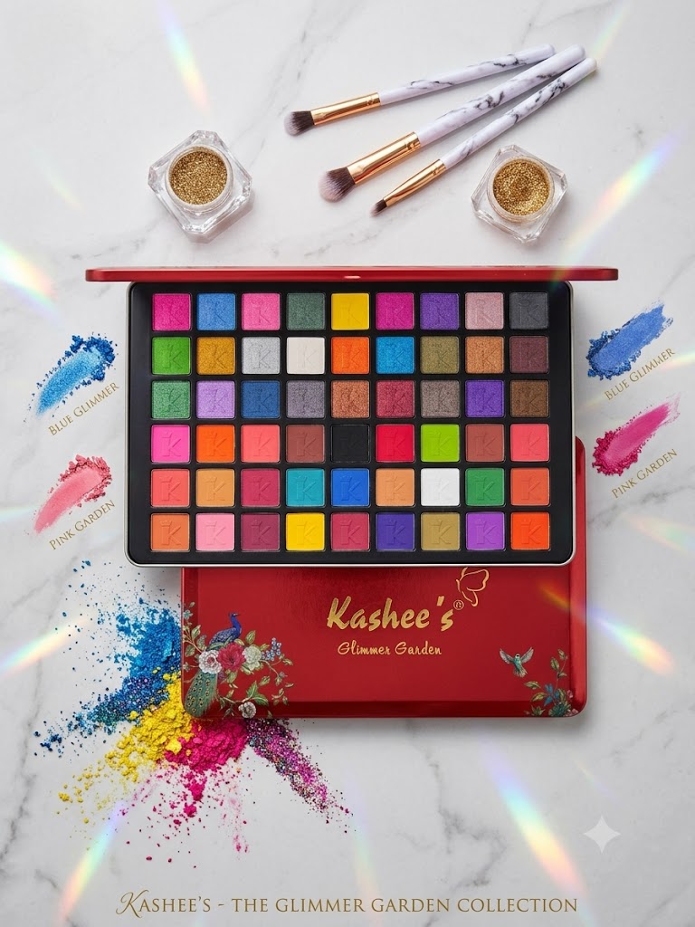 Kashee’s Glimmer Garden – 48 Color Ultimate Eyeshadow & Pigment Palette