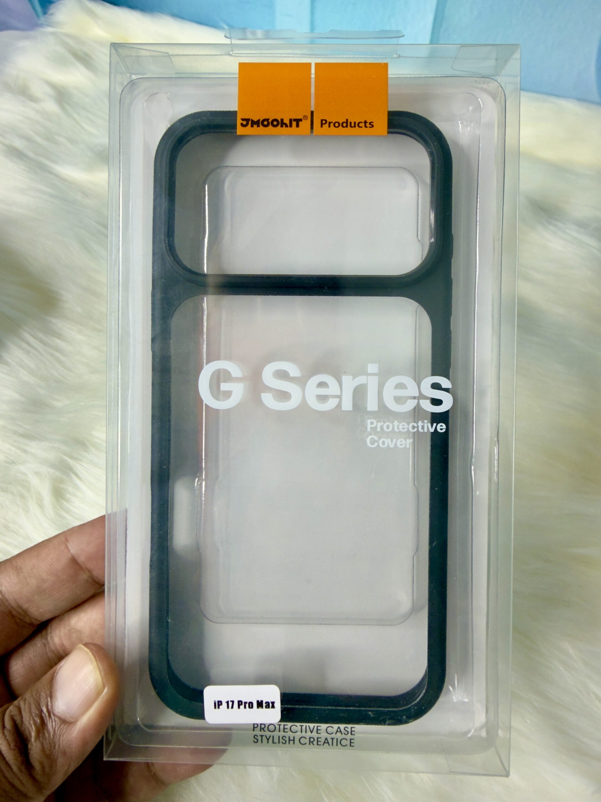JMOOHIT G Series Matte Bumper Clear Back Protective Case for iPhone 17 Pro Max - Image 2