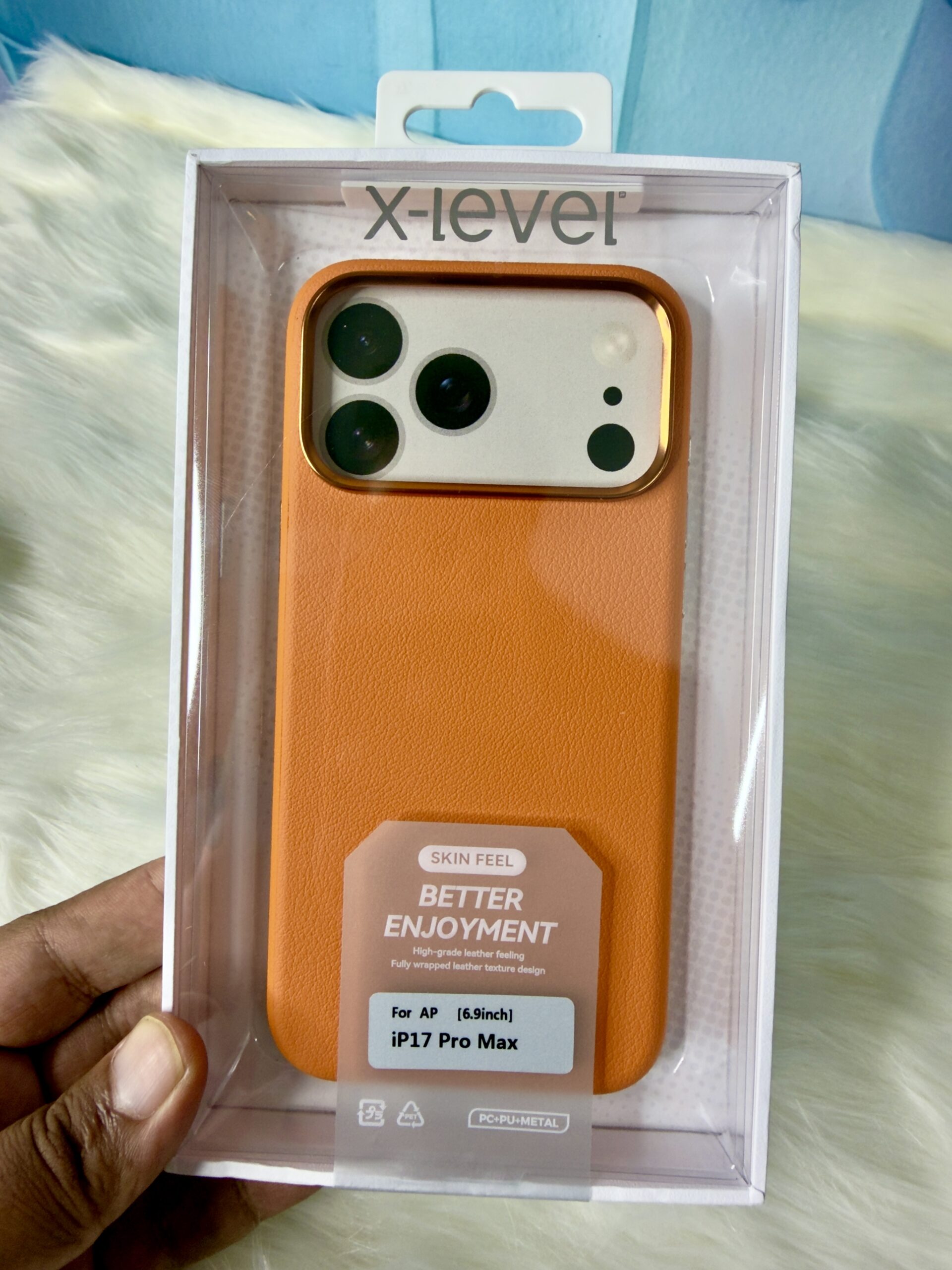 X-Level Skin Feel Premium Leather Texture Case for iPhone 17 Pro Max - Image 2