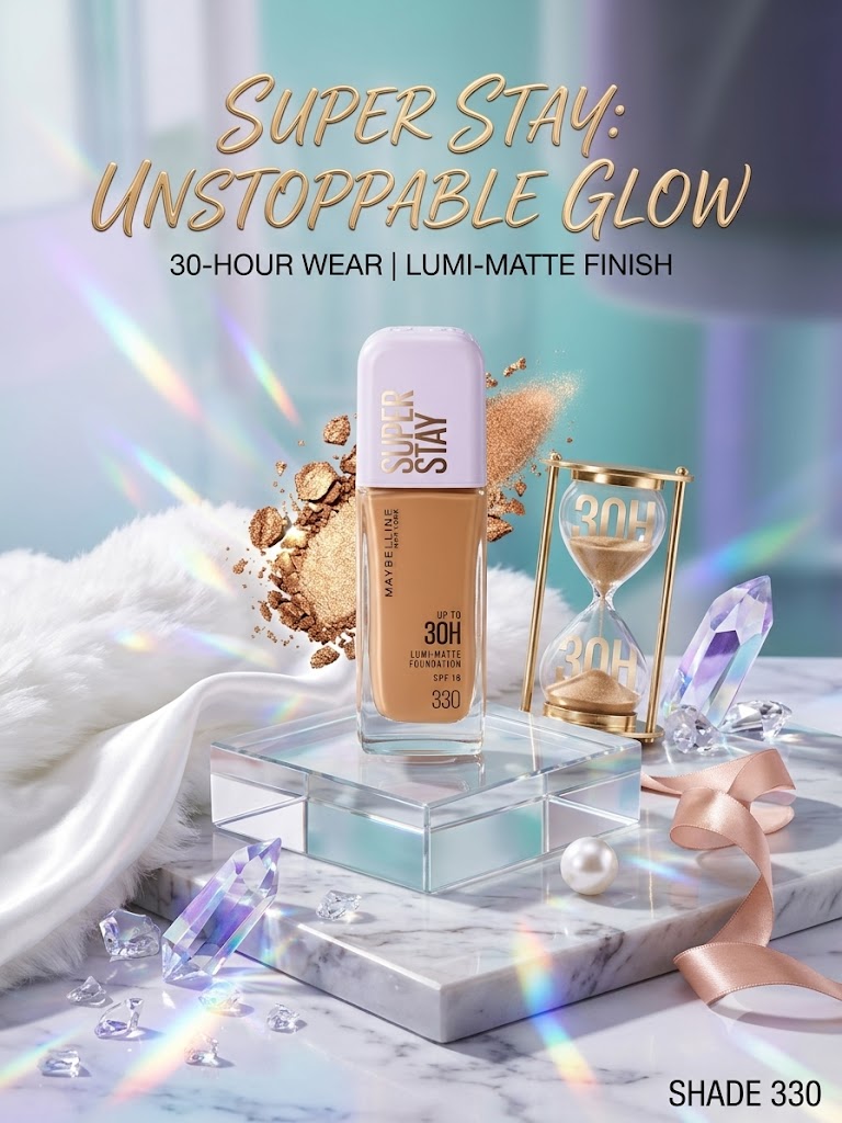 Maybelline New York Super Stay Lumi-Matte Foundation – Up to 30H Wear - Image 4