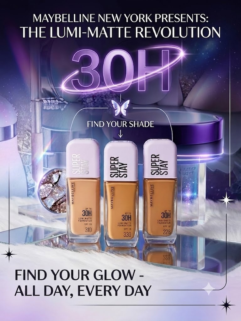 Maybelline New York Super Stay Lumi-Matte Foundation – Up to 30H Wear - Image 2