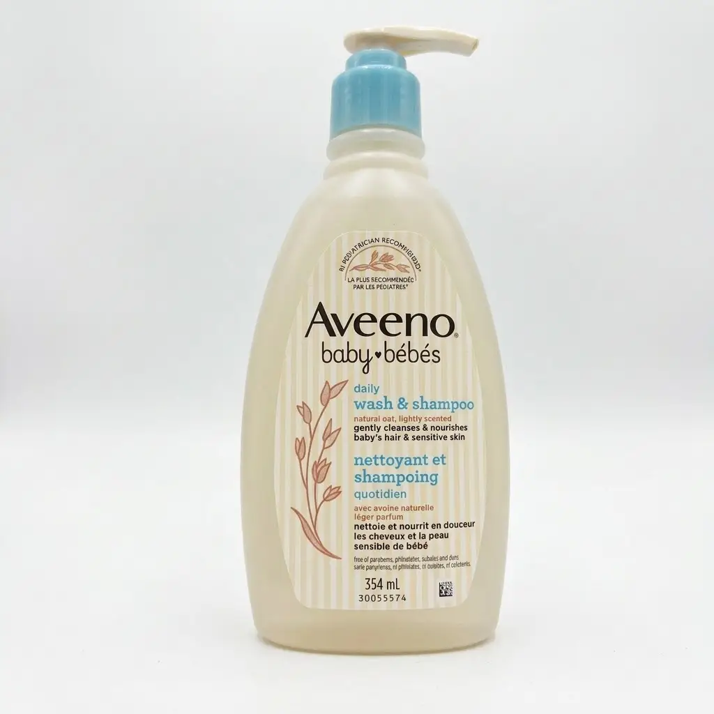 Aveeno (Canada) Baby Daily Wash & Shampoo with Natural Oat – 354 mL